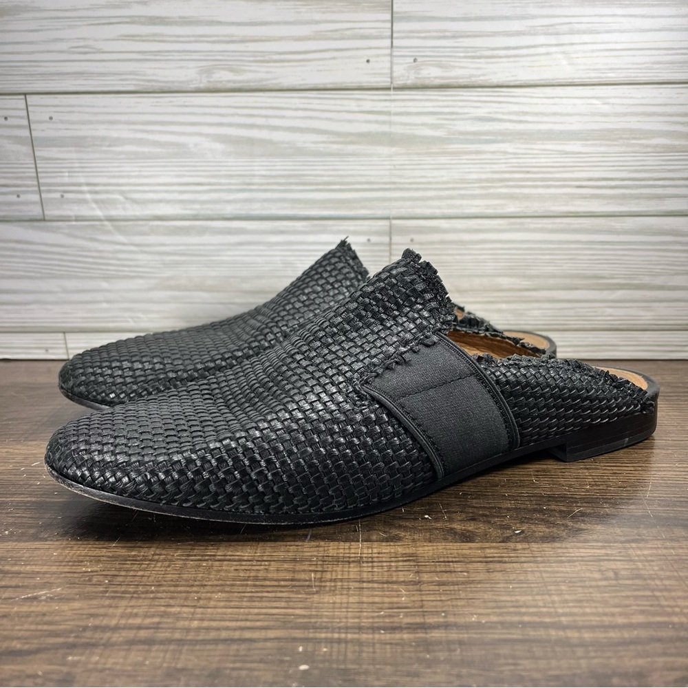 Frye Terri Woven Gore Mule Women’s Black Shoes - Women’s Size‎ 8 (M) - Picture 2 of 9